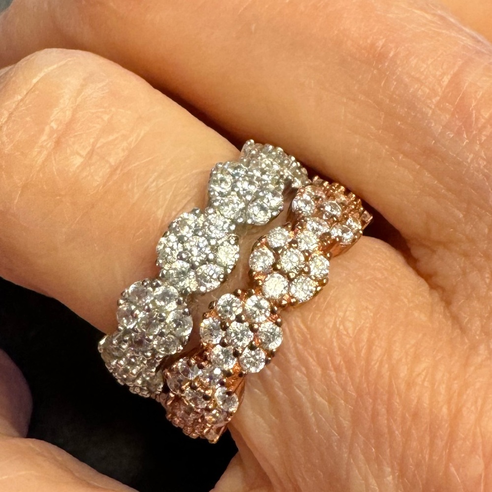 Stackable Floral rings